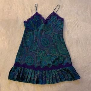 Victoria secret gold label slip dress